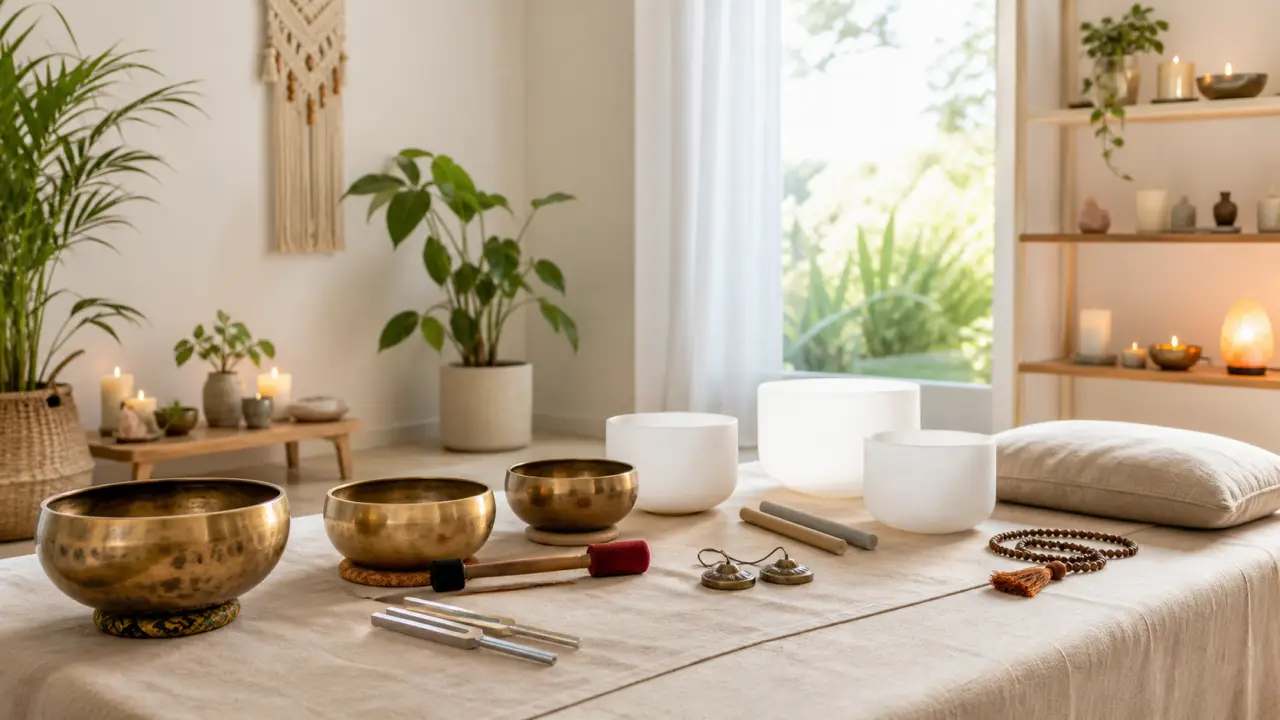Première séance de sonothérapie dans une ambiance apaisante