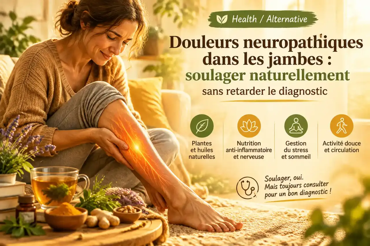 Douleurs neuropathiques dans les jambes : soulager naturellement sans retarder le diagnostic