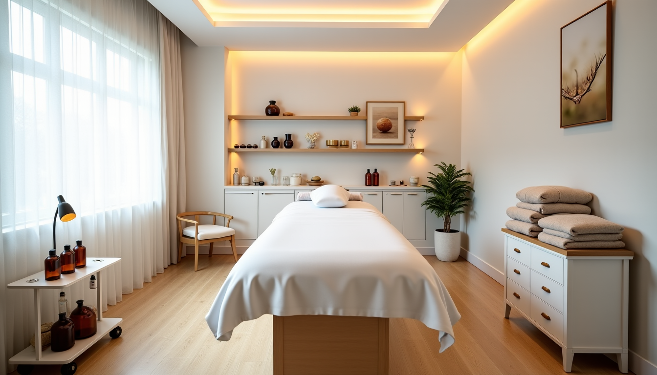 massage à domicile ou en cabinet : que choisir ? — l'avantage d'un cabinet est aussi la mise à